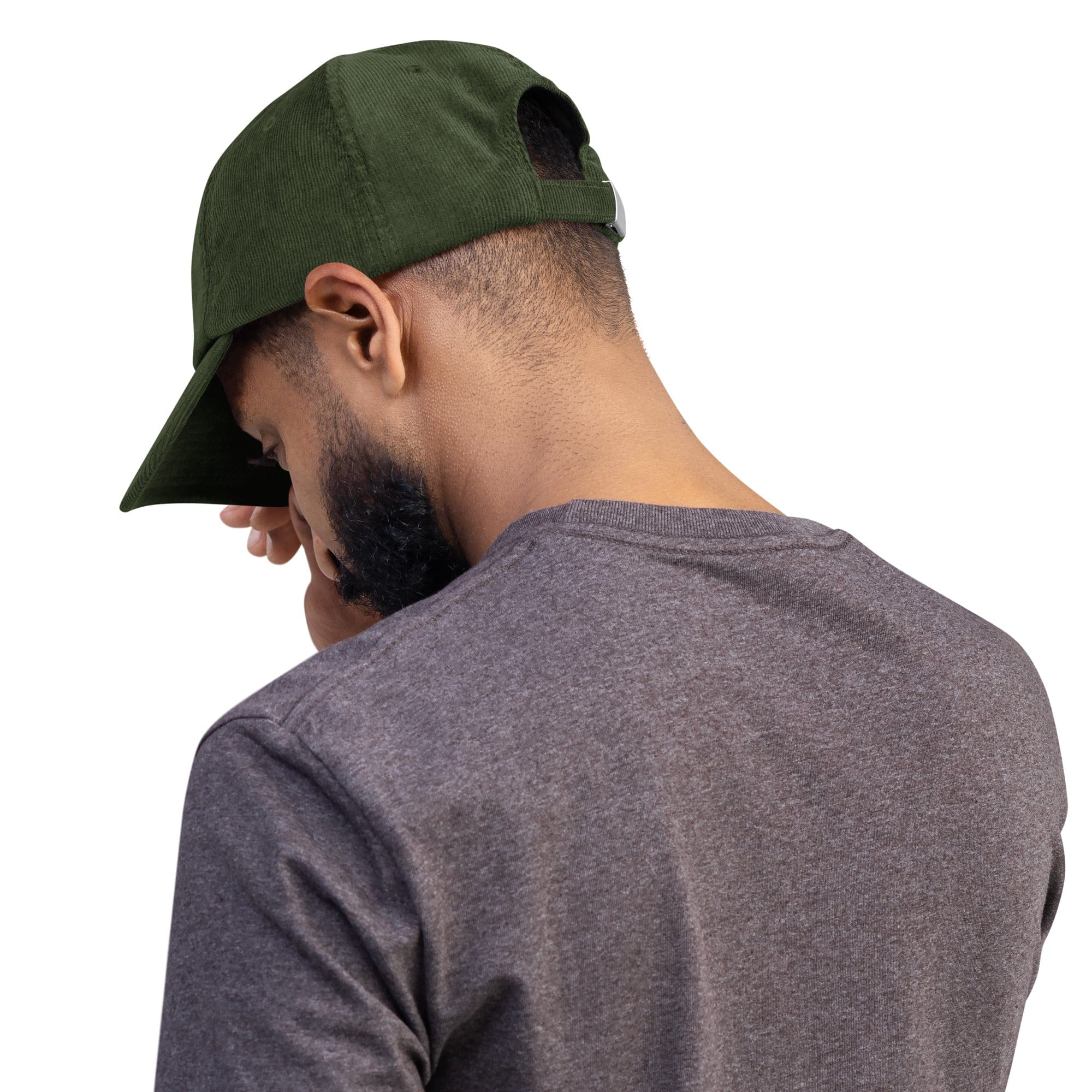 Winter Edition Corduroy Hat in Forest Green - Image 2